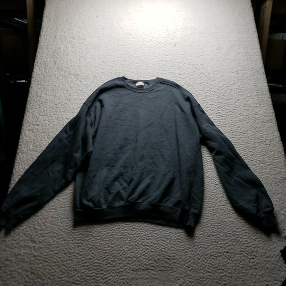 Jerzees Sweatshirt Mens 2XL Gray Fleece Premium Fit Crewneck Pullover Top
